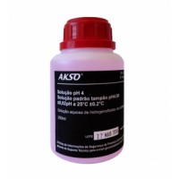 Solução de pH 4 - Frasco com 250 ml